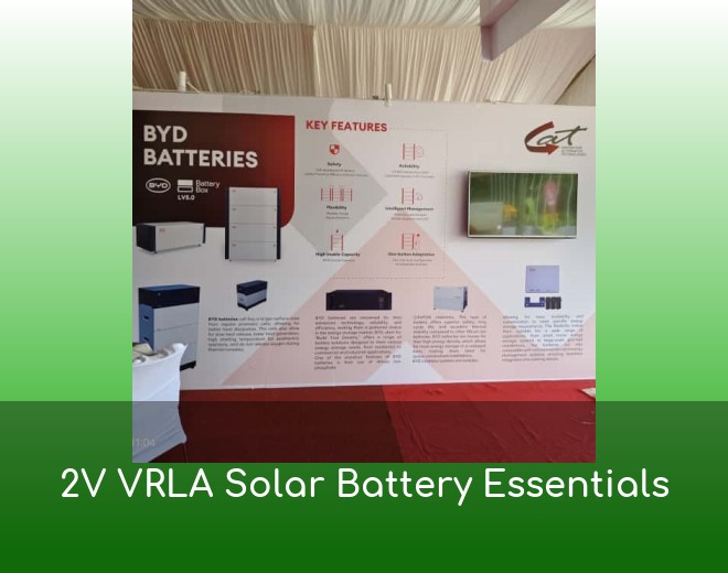 2V VRLA Solar Battery Essentials